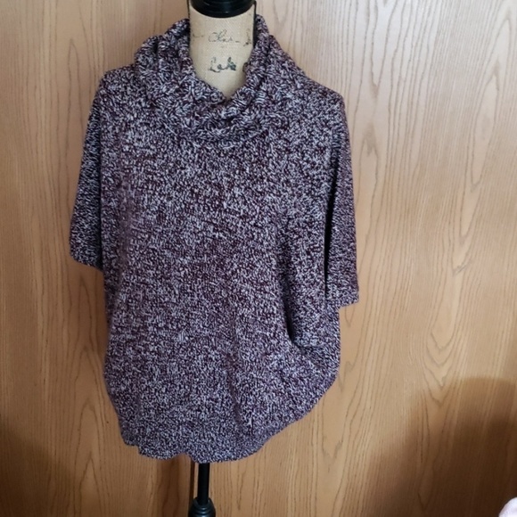 New York & Company Sweaters - Large new York & company brown and white sweater